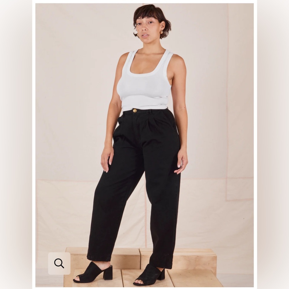 Big Bud Press unisex HEAVYWEIGHT TROUSERS - BASIC BLACK